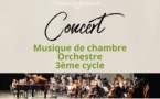 Concert : Musique de chambre / Orchestre / 3ème cycle du Conservatoire Henri Tomasi - Centre Culturel Alb'Oru - Bastia