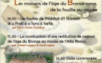 Les maisons de l'âge du Bronze corse, de la fouille au musée - Musée de l'Alta Rocca - Livia