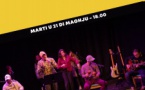 Restitution de masterclass avec Ruben Paz, Participation des étudiants de l’Andaghjina di l’Artisti (Pôle de perfectionnement en Chant Actuel du Centre d'Art Polyphonique de Corse) - Parvis de l'église - Lama