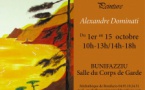 Exposition peinture : Alexandre Dominati - Salle du Corps de Garde - Bunifaziu