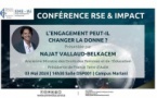 Conférence "L’engagement peut-il changer la donne ?" par Najat Vallaud-Belkacem, ancienne ministre de l'Éducation Nationale et du Droit des Femmes - Campus Mariani - Corti