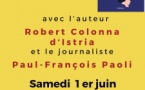 Rencontre / dédicace avec Robert Colonna d'Istria - Librairie Alma - Bastia 