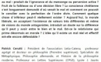 Conférence:  « Le mal existe-t-il ? » par Patrick Cerutti  - Salle Maistrale - Marignana