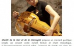 Concert « Chants de la mer et de la montagne » par Laetitia Marcangeli - Salle Maistrale - Marignana