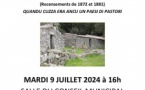 Exposition « Le pastoralisme dans le Haut-Taravo » Quandu Cuzza era ancu un paesi di pastori - Salle du conseil municipal - Cuzzà