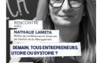 Conférence : "Demain, tous entrepreneurs: utopie ou dystopie?" en partenariat avec l'Université de Corse & le CNRS par Nathalie Lameta - Espace Diamant - Aiacciu