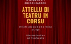 Atelier de théâtre en langue corse proposé par Praticalingua d'Avretu en partenariat avec la Compagnie I Chjachjaroni - Théâtre de l'Usine à liège, Port - Portivechju