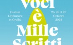 3ème édition du Festival Littérature et Oralité : Mille Voci è Mille Scritti - Sotta 