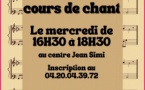 Cours de chant - Centre Jean Simi - L'Isula