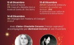 Concert natale "Ave Maria & Oratorios" avec la mezzo-soprano, Claire Charlotte Cervera, accompagnée par Bertrand Cervera, violoniste soliste à l’orchestre national de France - Cathédrale Santa Maria Assunta - Ajaccio