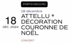 Atelier décoration couronne de Noël - Office de Tourisme - Portivechju 