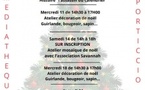 Atelier mosaïque de noël avec l'association Savannah - Médiathèque - Purtichju