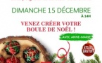 Atelier de création de boule de Noël en tissu - Salle polyvalente de Bravone - Linguizzetta