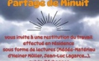Rencontre de création avec la Cie du Partage de Minuit : restitution du travail effectué en résidence sous forme de lectures - Salle Timo Pieri - I Prunelli di Fiumorbu