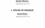 Ateliers : Musique  (Guitare / Piano) et théâtre - Salle de la médiathèque - Tiuccia