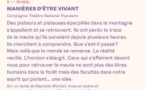 Restitution de résidence : "Manière d'être vivant" par la Compagnie Théâtre National Populaire - L'Aria - Pioghjula
