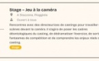 Stage "Jeu à la camera" - L'Aria - Pioghjula
