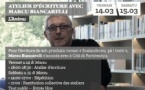 Atelier d'écriture avec Marc Biancarelli - Médiathèque l'Animu - Portivechju