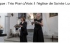 Concert lyrique : Trio piano / voix - Église - Santa Lucia di Portivechju