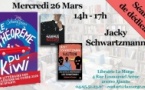 Dédicace de  Jacky Schwartzmann autour de son roman jeunesse "Le théorème du kiwi" - Librairie La Marge - Aiacciu