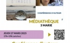 Conférence d'auteur "Paroles d'image" avec Marie-Ange Risticoni, suivi d'un atelier d'écriture "De la perception à l'écriture" - Médiathèque des 3 Marie - Aiacciu