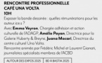 BD à Bastia 2025 / Rencontre professionnelle "Exposer la bande dessinée : quelles rémunérations pour les auteur.ice.s ?" - Café Una Volta - Bastia