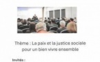 Table ronde : La Paix et la justice sociale pour un bien vivre ensemble - Couvent  - A Curbaghja