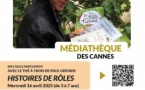 Spectacle participatif avec Le Thé à Trois de Paul Grenier : "Histoires de rôles" - Médiathèque des Cannes - Aiacciu