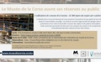 Ouverture des réserves au public - Musée de la Corse - Corti