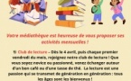 Club de Lecture - Médiathèque - Cuzzà