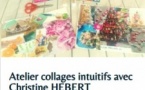 Atelier collages intuitifs avec Christine Hebert - Café culturel "Tourner-les-pages" - Aiacciu