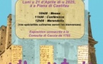 Conférence autour du Couvent de Caccia dans le cadre du tricentenaire de la naissance Paoli présenté par Didier Ramelet Stuart, Antoine-Marie Graziani et Antoine-Noble Marchini - Piana di Castifau