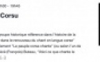 Concert : Canta U Populu Corsu  - CNCM VOCE / Auditorium de Pigna 