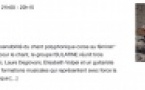 Concert : Isulatine - CNCM VOCE - Pigna 