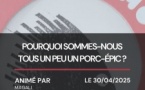 Atelier philo : "Pourquoi sommes-nous tous un peu un porc-épic ?" animé par Magali Gendrot - Café culturel "Tourner-les-pages" - Aiacciu