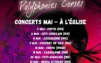 Concert polyphonique avec le groupe "Les Voix de l'émotion" - Eglise Saint Jean Baptiste - Coti Chjavari