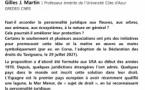 Conférence : "La personnalité juridique de la nature, bonne idée ou prise de risque inutile ?" par Gilles J. Martin, Professeur émérite de l'Université Côte d'Azur GREDEG CNRS  - Salle Maistrale - Marignana