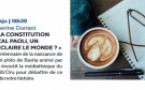 Café Philo " La Constitution Corse de Pasquale Paoli, un exemple qui éclaire le monde ?" animé par Christophe Di Caro - Médiathèque Barberine Duriani - Bastia