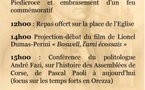 1725-2025 : Pasquale Paoli, l’Ora di u Ritornu > I Fochi Paoli / Conférence du politologue André Fazi, sur l'histoire des Assemblées de Corse, de Pascal Paoli à aujourd'hui (focus sur les temps forts en Orezza) - Pedicroce 