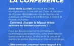 Fest’Isula / Conférence : « Comment changer la loi pour mieux défendre les éléments naturels ? » animée par Anne-Marie Luciani, docteure en Droit, enseignante à l'Université de Corse et membre de l'Équipe Méditerranéenne de Recherche Juridique - Espace de L'isulella