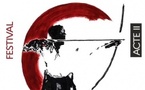 Festival Corse Japon "Isuli Mondi" / Démonstration de Yabusame, tir à l’arc traditionnel japonais à cheval avec Odile Burky, Elodie Jourdain, Claire Ga, Jackie Suzzoni - Hippodrome de Vignetta - Aiacciu