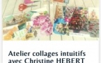 Atelier collages intuitifs avec Christine Hebert - Café culturel "Tourner-les-pages" - Aiacciu