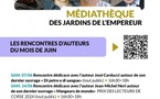 Rencontre / dédicace avec l'auteur Jean-Michel Neri autour de son dernier ouvrage « Mangeurs de monde» , Prix des lecteurs de Corse 2024  - Médiathèque des Jardins de l’Empereur - Aiacciu