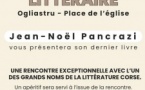Rencontre littéraire avec Jean-Noël Pancrazi proposée par "I pirati in Ogliastru" et "Musanostra" - Place de l'église - Ogliastru