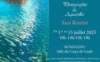 Exposition  photographies et aquarelles de Susi Rossini - Salle du Corps de Garde - Bunifaziu