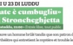 Théâtre : "Sparate è cumbugliu" par la Cie I Stroncheghjetta - Scola di Murateddu - Portivechju