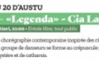 Spectacle de danse : "Legenda" par la Cie La Flux - Piazza’llu Quartieri - Portivechju 