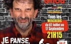 Spectacle d'Éric Fraticelli “Je panse donc je suis” avec Jean‑François Perrone alias Jeffou le Gnou - Théâtre de plein air Usine à liège - Portivechju
