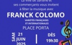 Fête de la musique avec Franck Colomo - Place Porta - Sartè 