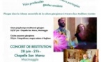 Stage : Polyphonie & Cuisine Géorgienne - Chapelle Saint Marc - Ruglianu